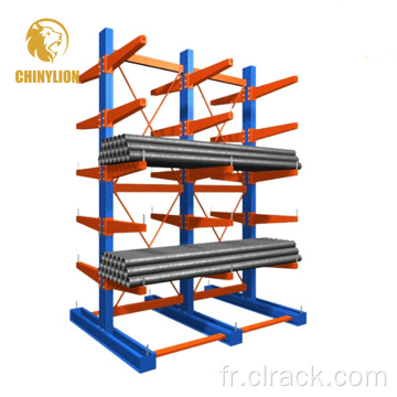 Racks en porte-à-faux robustes pour stockage de tubes à bois